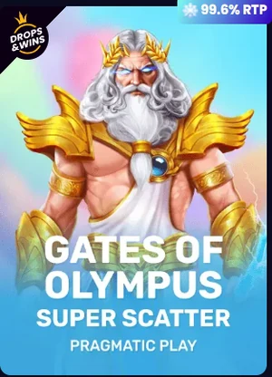 Gates of Olympus Super Scatter pokie by Pragmatic Play at SlotsGem