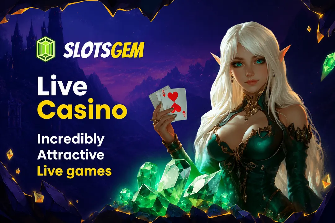 SlotsGem live casino — incredibly attractive live dealer games
